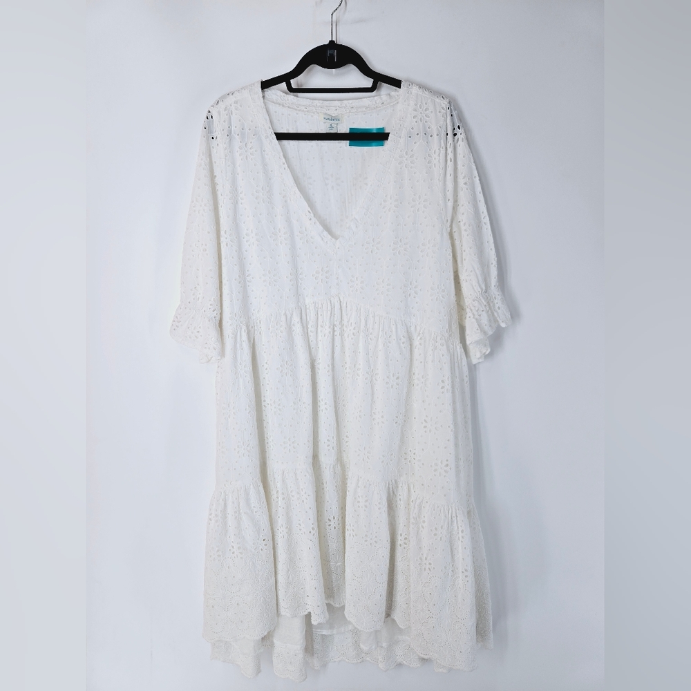 Sundance Eyelet Dress, Size XL